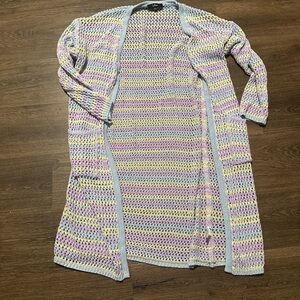 NWOT LULUS CROCHET CARDIGAN